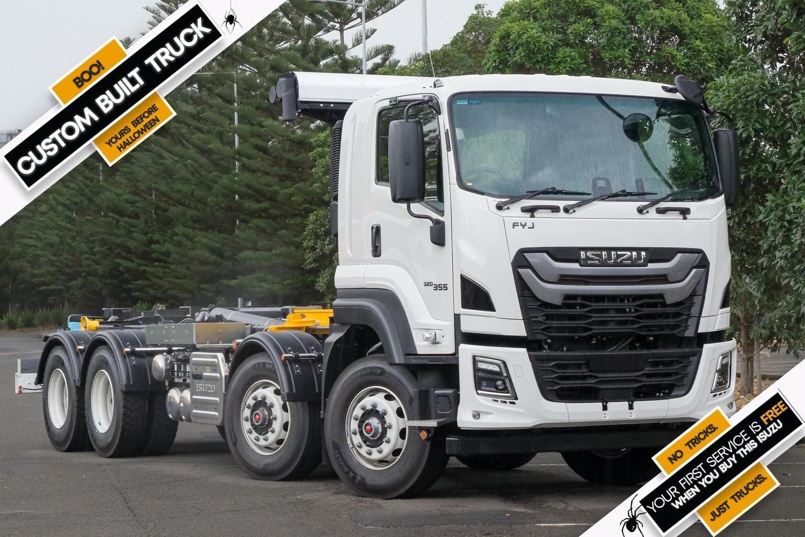 2025 Isuzu F Series FYJ 320-355 AT R60 Palfinger Hook