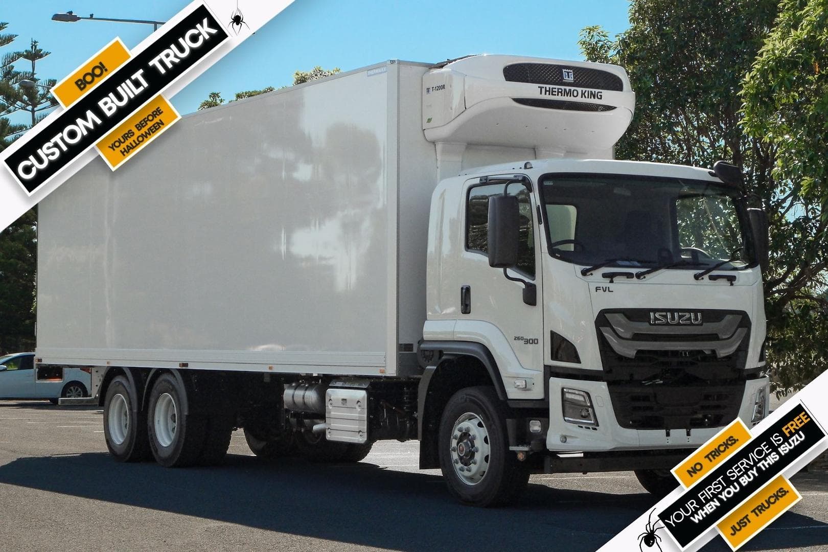 2025 Isuzu F Series FVL 260-300 AT R67 TRS 14 Pallet Fridge Body and Fridge