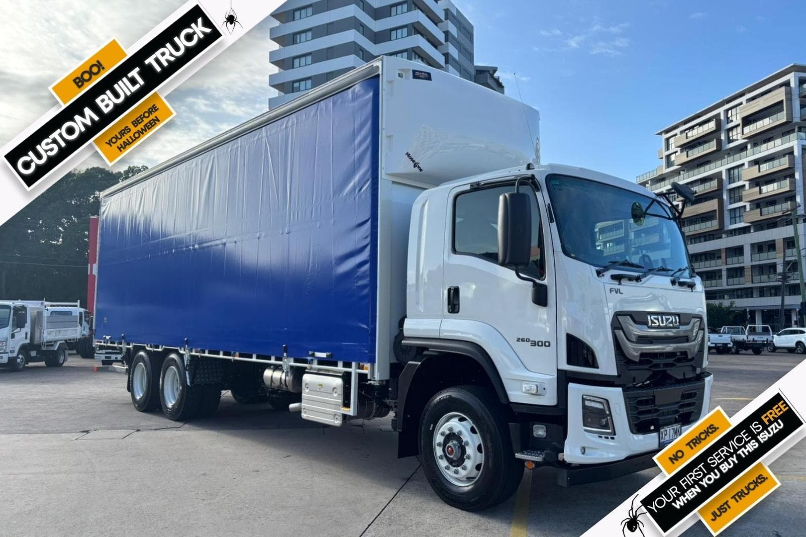 2025 Isuzu F Series FVL 260-300 AT R67 Curtainsider