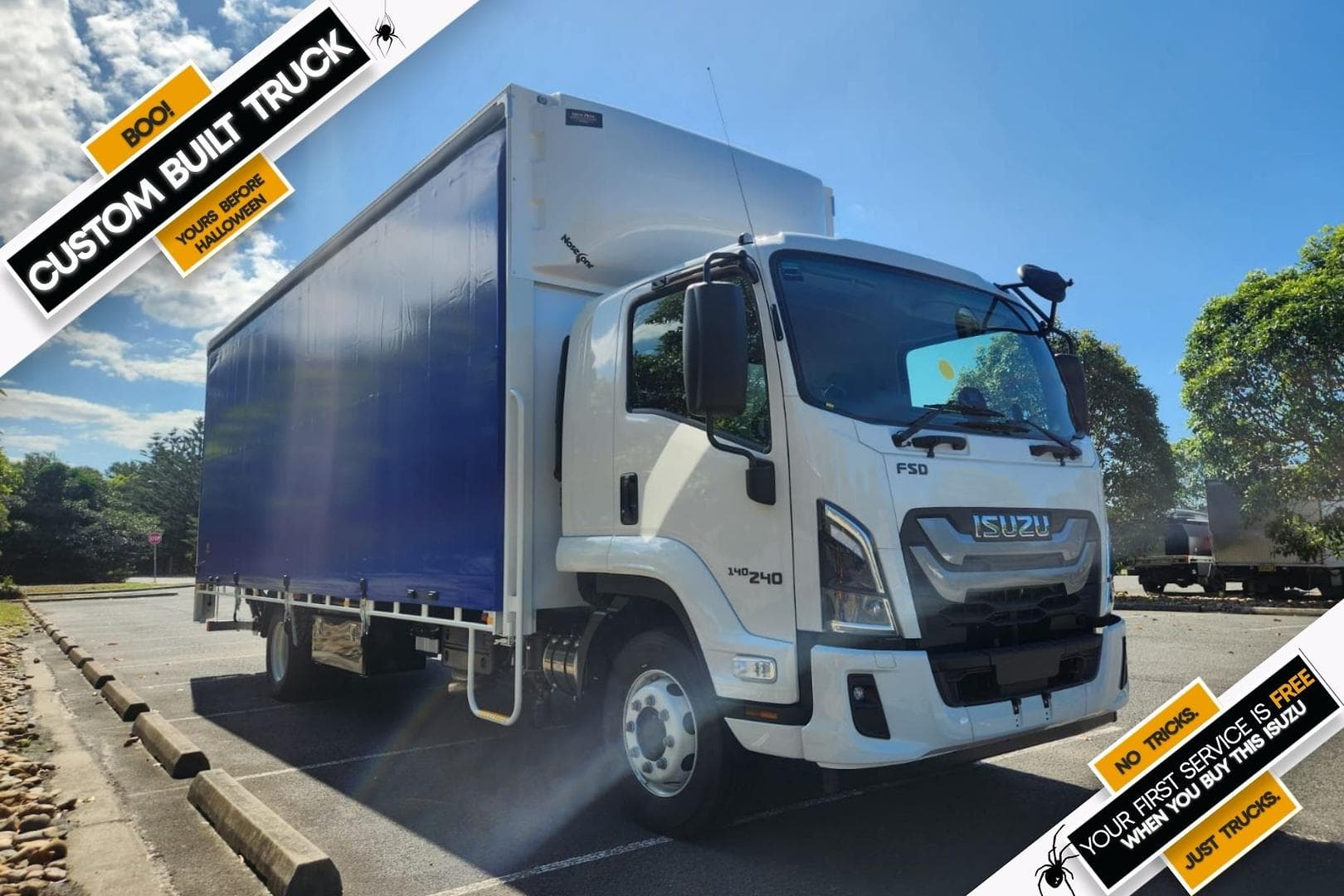 2025 Isuzu F Series FSD 140/120-240 AM R56 NEW AGE 12 Pallet Taughtliner