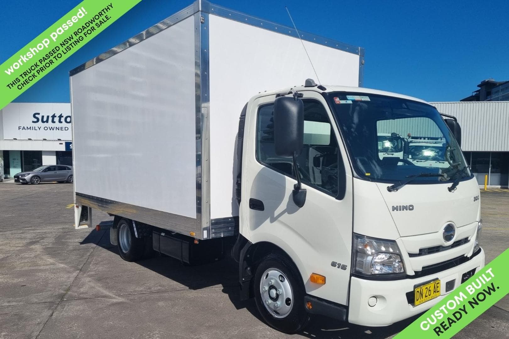 2025 Hino 300 Series 616 6 pallet pantech