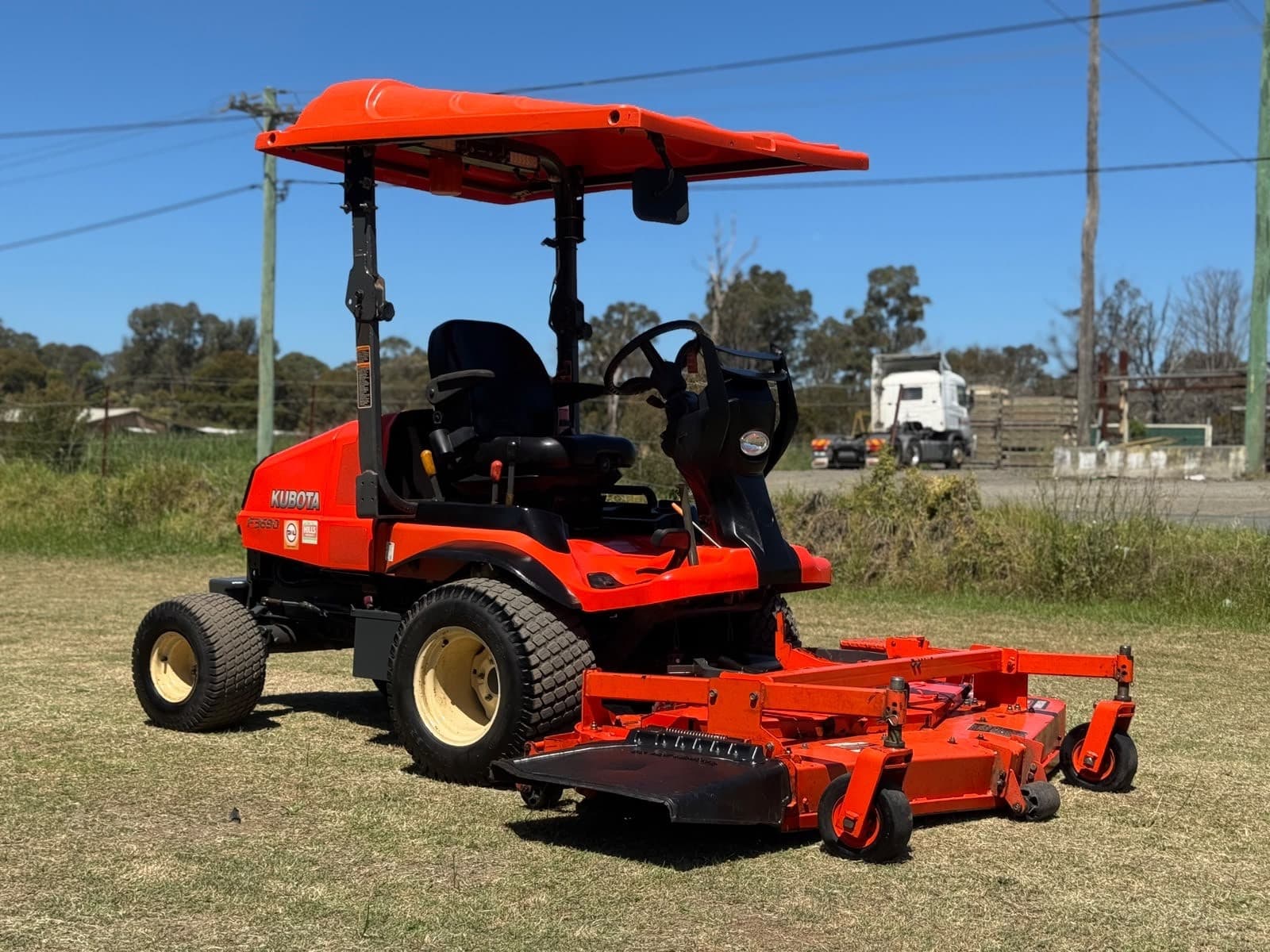 KUBOTA F3690 DIESEL OUT FRONT DECK RIDE ON LAWN MOWER TORO JOHN DEERE