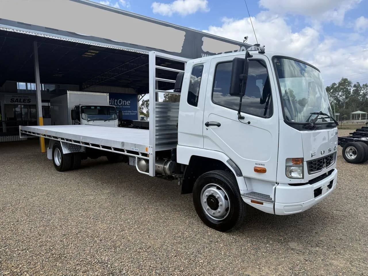 2019 Fuso Fighter FK1124 White Tray Truck 7.5l 4x2