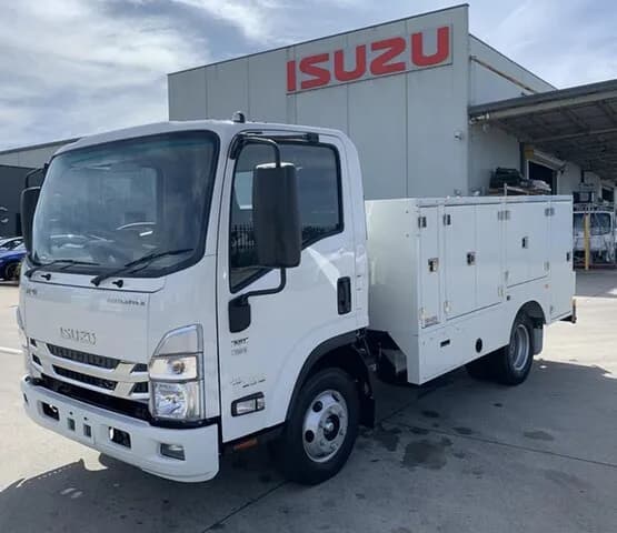 2025 Isuzu N Series NPR 45/55-155 Servicepack White Service Vehicle
