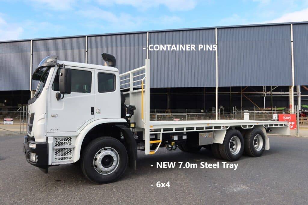 2016 Iveco Acco 2350 6x4 - TRAY TRUCK WITH CONTAINER PINS