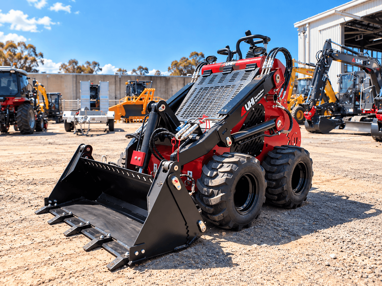 30DJ Mini Loader with Joystick Control | UHI Machinery