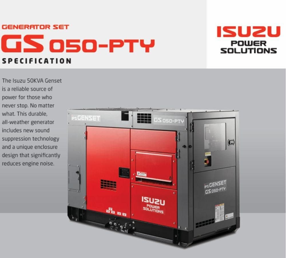 Isuzu Power Solutions GS050 PTY