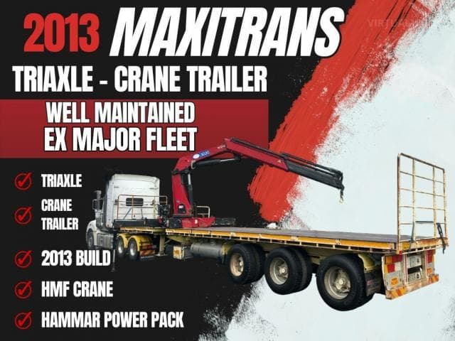 2013 MAXITRANS ST302A TRIAXLE