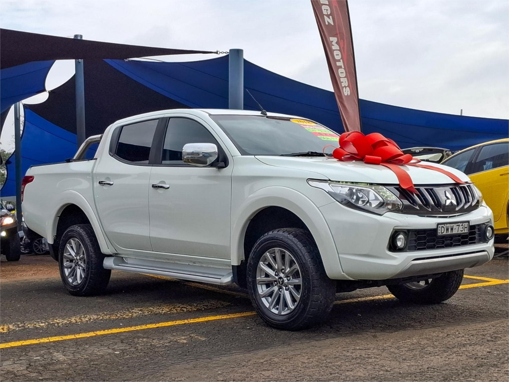 2018 MITSUBISHI TRITON MQ MY18 GLX UTILITY DOUBLE CAB 4DR SPTS AUTO 5SP 4X4 960KG 2.4DT