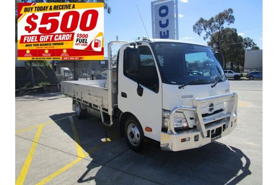 2022 Hino 300 Series 616 TradeAce Tray Dropside (White)