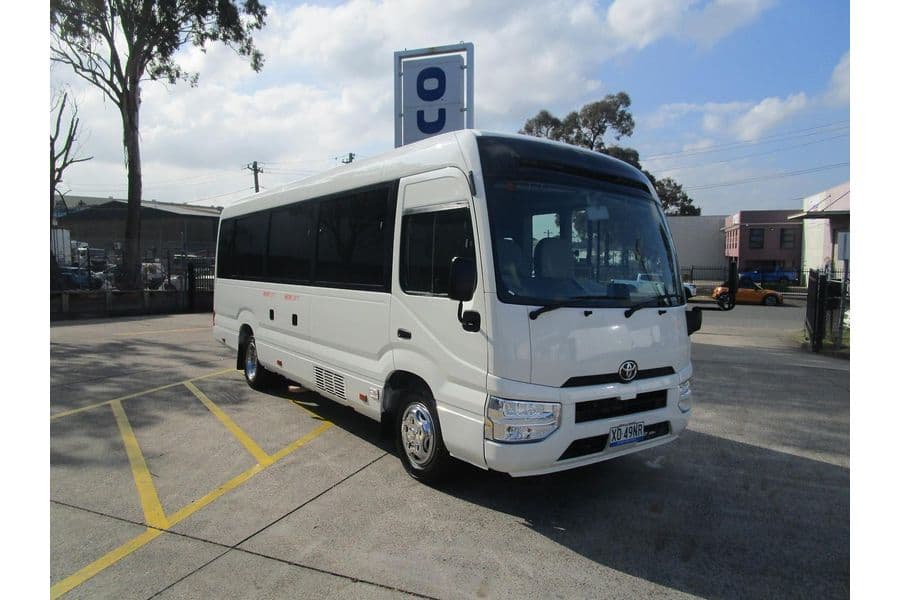 2022 Toyota Coaster Mini Coach (White)