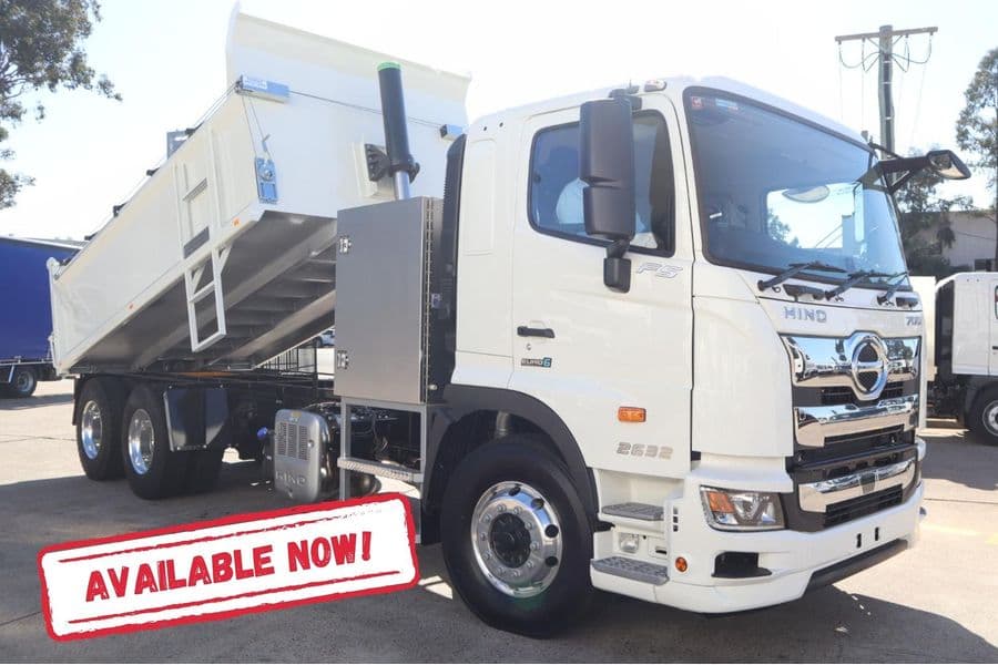 2025 Hino 700 Series FS 2632 Tipper (White)