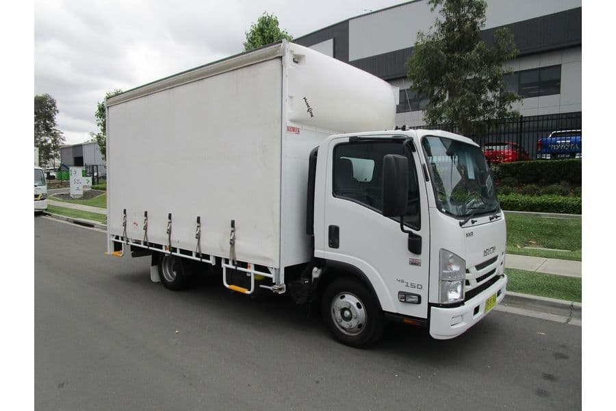 2021 Isuzu N Series NNR 45-150 Curtainsider (White)