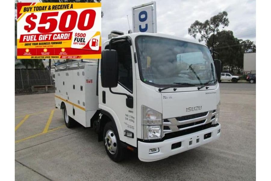 2020 Isuzu N Series NPR 45/55-155 Service Vehicle (White)