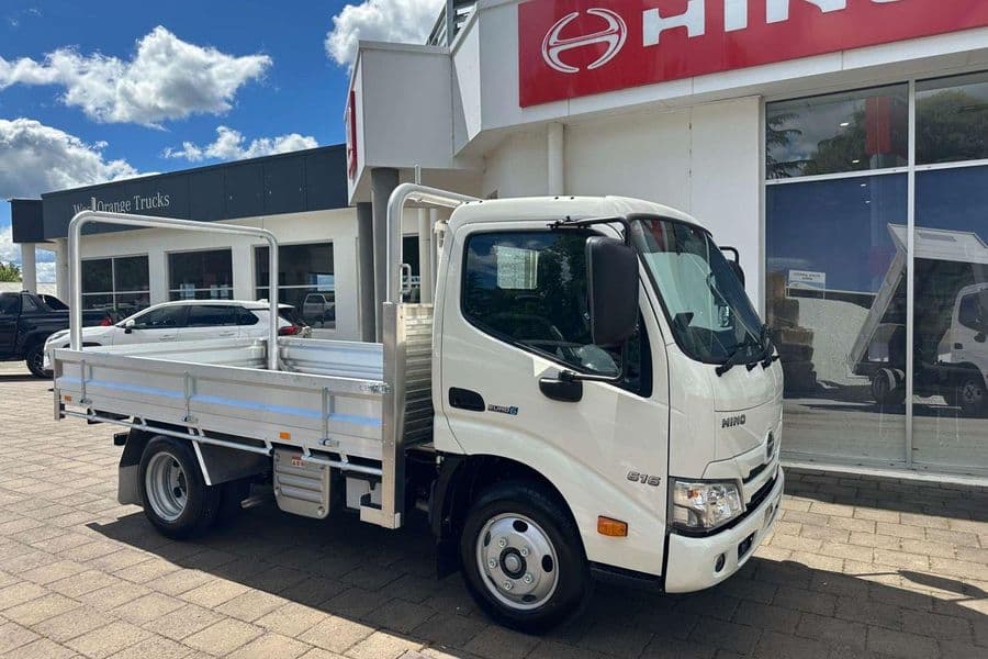 2026 Hino 300 Series 616 Cab Chassis (White) New Truck