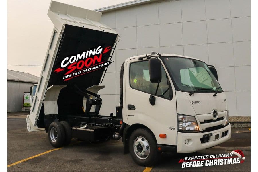 2026 Hino 300 Series 716 Tipper Pro Tipper (White) New Truck