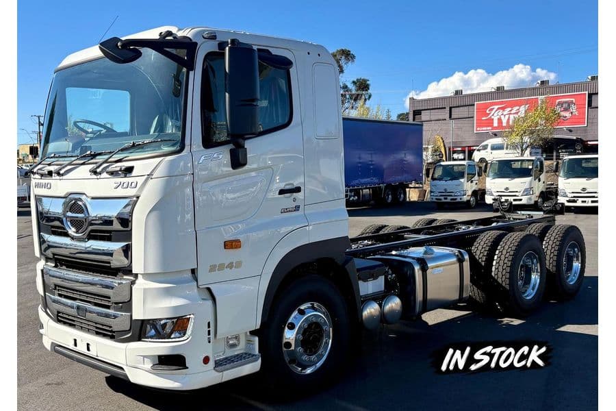 2026 Hino 700 Series FS 2848 Cab Chassis (White) New Truck