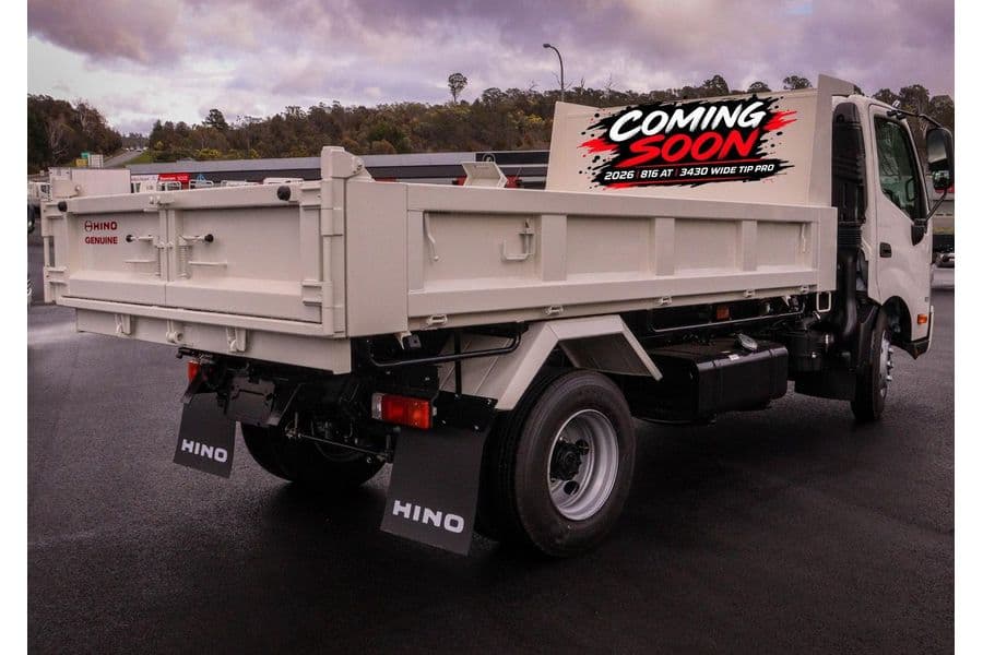 2026 Hino 300 Series 816 Tipper (White) New Truck