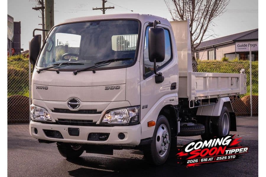 2026 Hino 300 Series 616 Tipper (White) New Truck