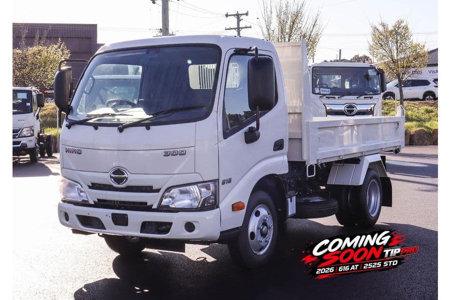 2026 Hino 300 Series 616 Tipper Pro Tipper (White) New Truck
