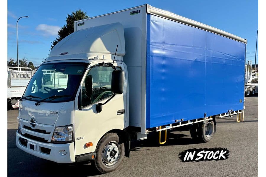 2025 Hino 300 Series 816 Curtainsider (White) Demo Truck